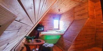 Фото номера Двухместный номер с 1 кроватью Фермерские дома Chata w Mirowie г. Mirów 2